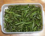 サツマイモの茎で作る醤油炒め作り方3写真