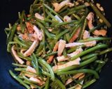 サツマイモの茎で作る醤油炒め作り方5写真