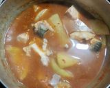 大根とさば缶の韓国風煮込み作り方2写真
