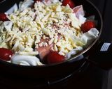 フライパンで簡単！鮭と野菜の重ね蒸し焼き作り方2写真