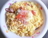 サッポロ一番塩ラーメンで濃厚カルボナーラ作り方9写真