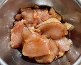 柔らかい鶏ムネ肉の　　ソテー作り方1写真