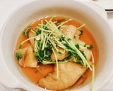 【簡単和食】豆苗と油揚げのお浸し作り方6写真
