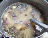 アミタケ、豆腐、ネギの味噌汁作り方8写真