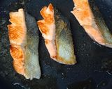 お弁当にも！鮭の味噌ごまマヨ焼き作り方5写真