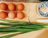 半熟卵の旨辛ニラだれ漬け作り方1写真