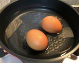 フライパンでゆで卵！時短です！作り方1写真
