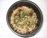 塩昆布梅もち麦入りご飯♪簡単おにぎり作り方10写真