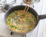 野菜をたっぷり入れてつくる麻婆春雨作り方5写真