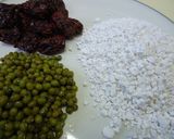 漢方医お勧め薬膳！緑豆となつめのぜんざい作り方1写真