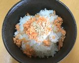 鮭フレークde簡単お茶漬け作り方3写真