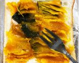 かぼちゃの煮物でチーズトースト作り方2写真