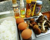 キャンプ飯キノコ天津飯作り方1写真
