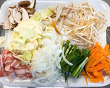 野菜たっぷりの焼きはっと（めんのマルニ）作り方1写真