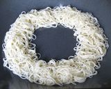 コンソメ味の素麺で～クリスマスリース～作り方3写真
