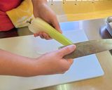 セロリのきんぴら作り方1写真