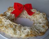 コンソメ味の素麺で～クリスマスリース～作り方8写真