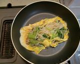 もやしと小松菜のとんぺい焼作り方12写真