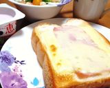 ★超簡単！ベーコンチーズトースト★作り方5写真