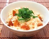 チーな鮭ご飯(チーズ、奈良漬け、鮭)作り方2写真