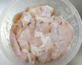 鶏むね肉なす生姜焼きびたし。茗荷大葉のせ作り方4写真