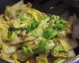 モリモリッ！甘～い焼き白菜のクリームとじ作り方3写真