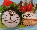 心ない返事をする ドラえもん キャラ弁作り方5写真
