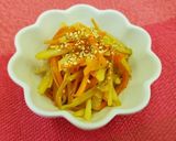 セロリのきんぴら作り方5写真