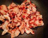 ◆米泥棒◆　豚肉ときくらげのトマト炒め作り方4写真