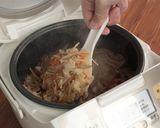 オキスの乾燥野菜を使った炊き込みご飯作り方4写真