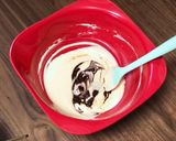 ☆簡単♪濃厚チョコチーズケーキ♪☆作り方7写真