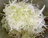 玉ねぎと、ひき肉のお好み焼き作り方5写真
