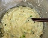玉ねぎと、ひき肉のお好み焼き作り方6写真