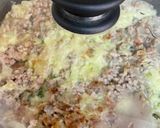 玉ねぎと、ひき肉のお好み焼き作り方11写真