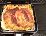 ホットサンドメーカー　広島風お好み焼き作り方4写真