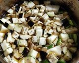 舞茸と夏野菜のあんかけ豆腐作り方2写真