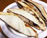 あんこと白玉ときな粉のホットサンド作り方6写真
