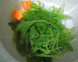 大根の間引き菜と木綿豆腐で作る…白和え作り方2写真