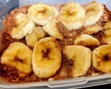 オーバーナイトオーツ ココアバナナ味作り方4写真