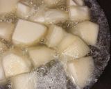 朝から作った簡単！里芋の煮物カボス添え作り方3写真