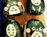 遠足弁当♪おにぎりdeトトロ&かおなし♪作り方1写真