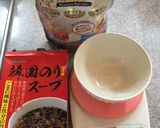 オートミールを韓国スープで食べる!作り方1写真
