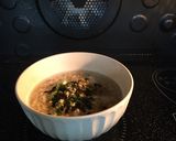 オートミールを韓国スープで食べる!作り方5写真