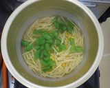 スナップえんどうとたけのこのふわ玉スープ作り方4写真