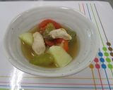 【離乳食にも】夏野菜のたっぷりスープ作り方6写真