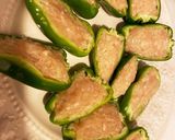 ○子供にも○ピーマンの肉詰め(鶏ひき肉)作り方4写真