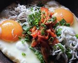 おうち居酒屋★お酒がススム豪華目玉焼き作り方3写真
