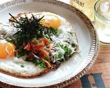 おうち居酒屋★お酒がススム豪華目玉焼き作り方4写真