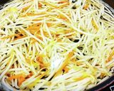 もやしにカレー&プルーン酢作り方1写真