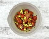 ＊バジル香る＊トマトとチーズのカレー和え作り方4写真